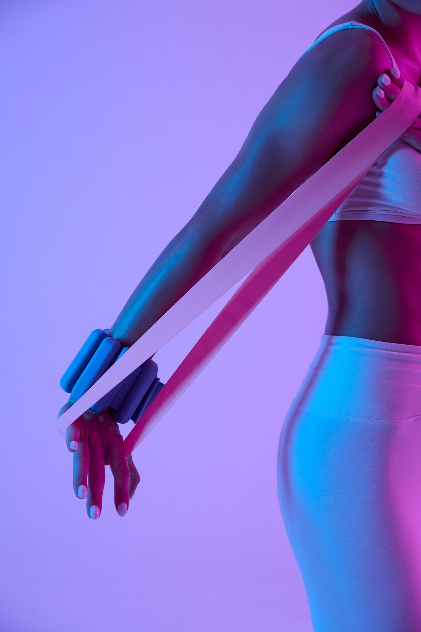 Instructor guiding students